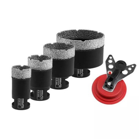 ZESTAW KORONEK DIAMENTOWYCH VACUUM BRAZED 28,35,44,68MM ZESTAW KORONEK DIAMENTOWYCH VACUUM BRAZED 28,35,44,68MM