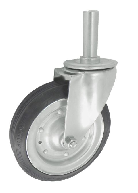 KOŁO METAL-GUMA 200MM OBUDOWA Z TRZPIENIEM 64*25 KOŁO METAL-GUMA 200MM OBUDOWA Z TRZPIENIEM 64*25