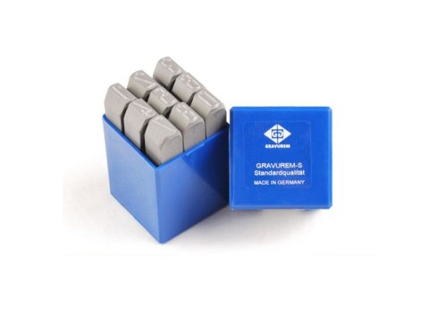 KOMPLET ZNACZNIKÓW CYFRY 5MM KOMPLET ZNACZNIKÓW CYFRY 5MM