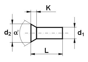 NIT ALUMINIOWY PEŁNY Z ŁBEM STOŻKOWYM PŁASKIM 4.0*20 MM NIT ALUMINIOWY PEŁNY Z ŁBEM STOŻKOWYM PŁASKIM 4.0*20 MM