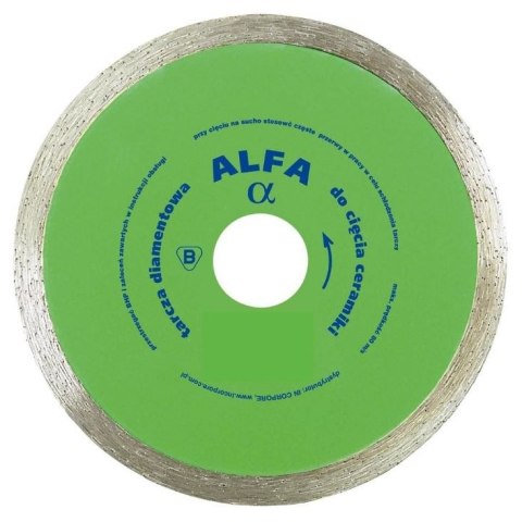 TARCZA DIAMENTOWA GŁADKA DO GLAZURY ALFA 350MM TARCZA DIAMENTOWA GŁADKA DO GLAZURY ALFA 350MM